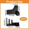 CLKE 2Pcs Bread Maker Paddles, for Panasonic Breadmaker SD255 SD256