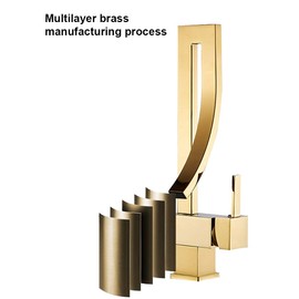 KMZSHPJNY Bathroom Sink Faucet, Luxury Brass Bathroom countertop Basin Faucet Sink hot and Cold Single Hole Faucet Basin Sink Faucet (Color : Black)