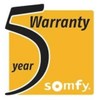 somfy DecoFlex Wirefree RTS Wall Switch, 1-Channel, White (1810897)