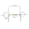 Equine Smile ES0076 Snaffle Bit Double Broken with Coated Copper