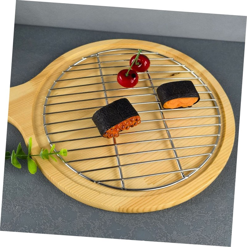 Levemolo Round Stainless Steel Grill Mesh Multi Function BBQ Grate
