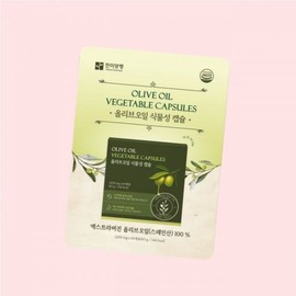 한미양행 올리브오일 식물성캡슐 60캡슐 4485224 Hanmi Yanghaeng Olive Oil Plant-Based Capsules 60 Capsules 4485224