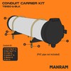 Conduit Carrier Kit 6 Inch Diameter (Black) - PVC Conduit
