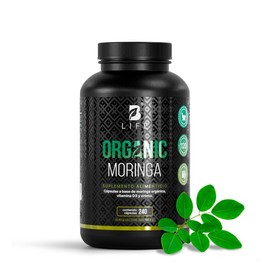 B Life Moringa Orgánica 240 Cápsulas | 1000mg por Porción | Superalimento | Potenciado con Cromo y Vitamina D3 | Organic Moringa.