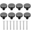 HAOCHEN Cabinet Knobs, Pack of 8 Round Furniture Knobs, Drawer