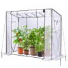 Ohuhu Foil Greenhouse White Cover 200 x 77 x 170
