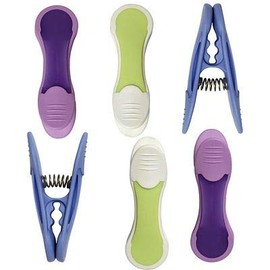 6 Lakeland Big Soft Grip Clothe Pegs Pastel – Strong But Gentle On Laundry Great For Duvets & Towels