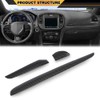 CNNELL Central Control Dashboard Cover Trim Bezels Compatible with Chrysler