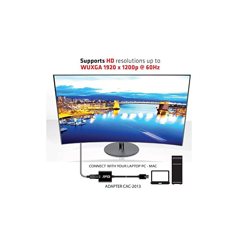 Club3D DisplayPort™ to VGA Active Adapter M/B