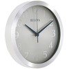 Bulova Winston Wall Clock C4844 | 10" Diameter | Metal