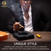 Outdoor Cigar Ashtray, Unbreakable Silicone Ashtray for Outside Patio, Pool,