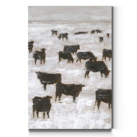 Renditions Gallery AZ-PortAmls05-tto-WC22-165353Z-3248 Wall Art, 32X48, Wintergrazing 2