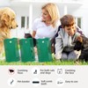 Green Pet Double-Sided Flea Comb Set 3Pcs 3.35in/8.5cm