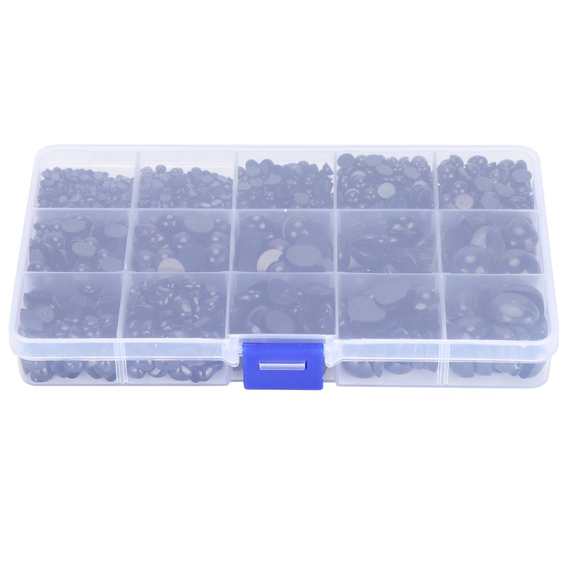 2575Pcs Plastic Eyes and Noses Pack Safety DIY Craft Kit