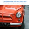Pack of 4 Tension Lock Stainless Steel Hood Holder Rubber