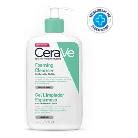 CeraVe Gel Limpiador Espumoso facial para Piel Mixta a Grasa 473 ml