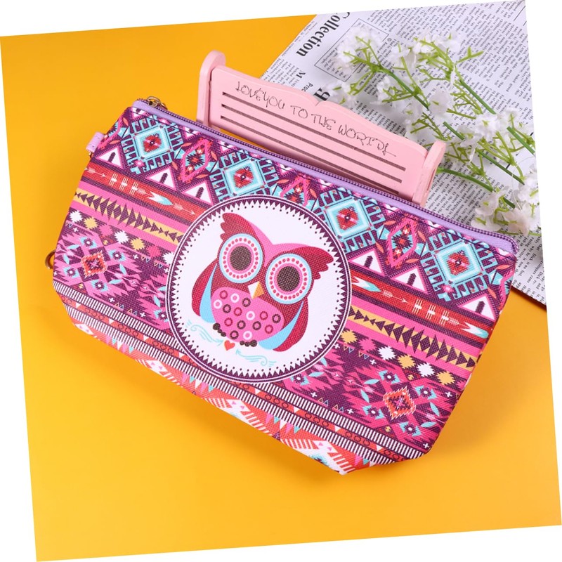 TOVINANNA Cute Owl Design Toiletry Bag Makeup Pouch Travel Essential
