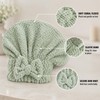 Hair Wrap Towel Set - Hair Towel Cap - Coral
