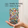 MexHandcraft Confetti Rocks 14 oz Drinking Glasses (set of 6)