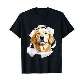 Sneaking Golden Retriever - Dog Owner Puppy Canine Lover T-Shirt
