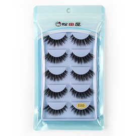 5 Pairs Mink Eyelashes Ultra Dense Stage Makeup Natural False Eyelashes Long Eyelashes Extensions Fake Eyelashes Handmade (G503)