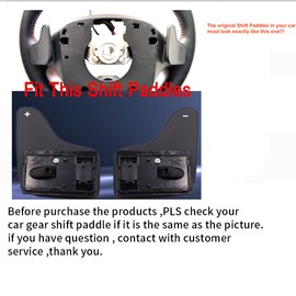 SANRILY Red Aluminum Steering Wheel Shifter Paddle Covers Fit for KIA K3 Forte Koup SX 2015 2016 GT SW 2013 2014 Paddle Shifter Extension Accessories