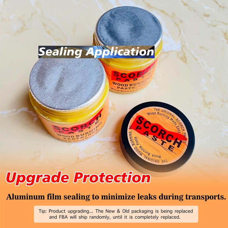 Scorch Paste - Wood Burning Paste, Wood Burning Gel for