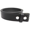 Genuine Leather Press Stud Belt Strap without Buckle. For Interchangeable