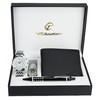 BELLOS Gift Box Men's Watch, Wallet, Torch Light, Pen, White,