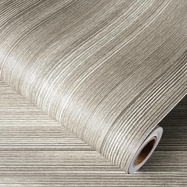 YENHOME 30"X118" Wood Contact Paper for Countertops Beige Wood Contact Paper for Cabinets and Drawers Faux Wood Peel and Stick Wallpaper Wood Vinyl Wrap for Desk Dresser Self Adhesive Wood Paper