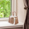 TOVINANNA Wicker Picnic Baskets with Handle, Rattan Wicker Storage Basket