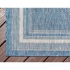 Unique Loom Outdoor Border Collection Area Rug - Soft Border