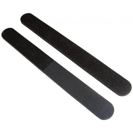 Lima de uñas de calidad profesional, color negro de 4 vías, centro blanco (100-180/240-600), paquete de 50