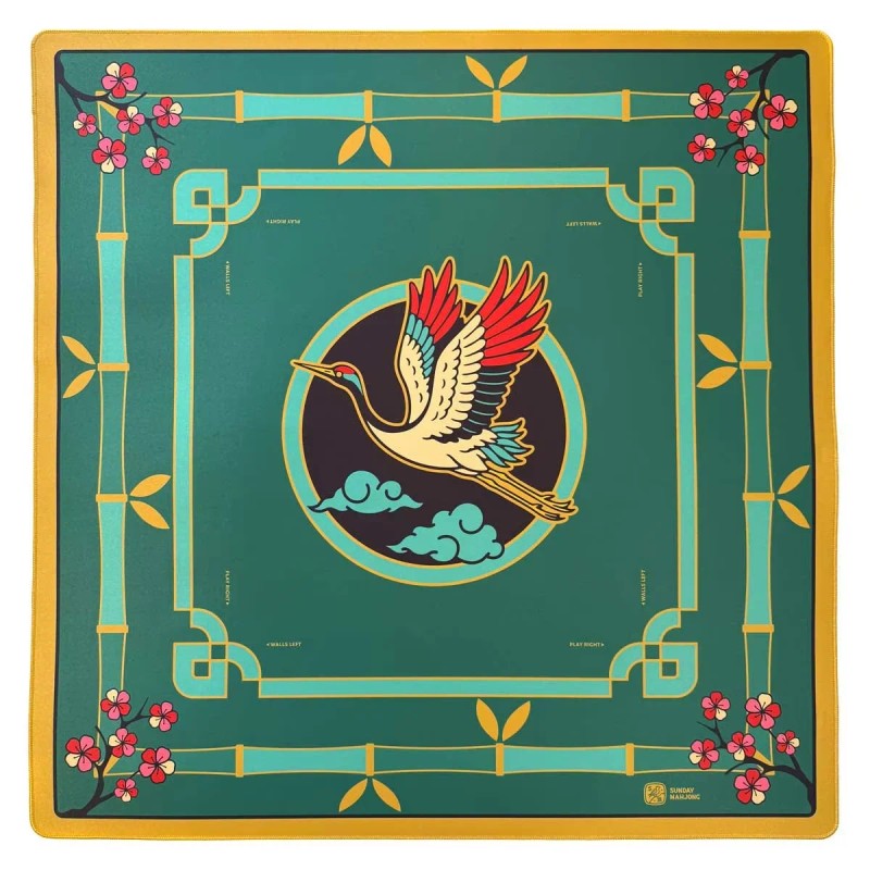 Luxury American Mahjong Mat Microfiber Mahjong Mat Waterproof Stain Resistant