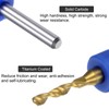 sourcing map 10pcs PCB Drill Bits 1/8" Shank 2mm Titanium