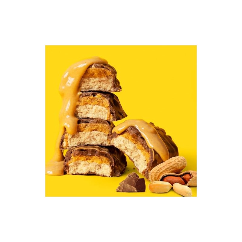 FITCRUNCH Protein Bars, Snack Size Value Pack, Gluten Free, Made