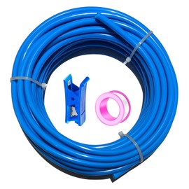 HAXIHA Pneumatic Hose Blue 12 mm OD 8 mm ID Polyurethane PU Air Hose Pipe Set Compressed Air Hose 10 m 32.8 ft PU Hose is Suitable for Pneumatic Devices and Air Compressor