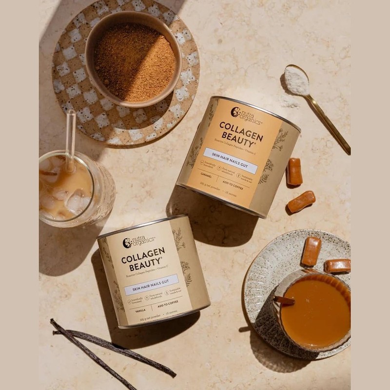 Nutra Organics Collagen Beauty (For Coffee) with Bioactive Collagen Peptides