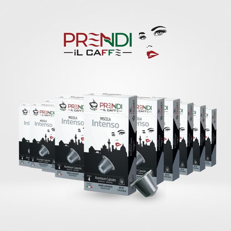 Prendi iL Caffe - Aluminium Capsules Prendi Espresso Intenso Medium