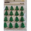 RECOLLECTIONS ADHESIVE ACRYLIC GLITTER CHRISTMAS TREE GLITTER TREES 16PCS