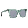 DIFF Eyewear Kaia Julep Crystal + Grey Mirror Polarized Lens