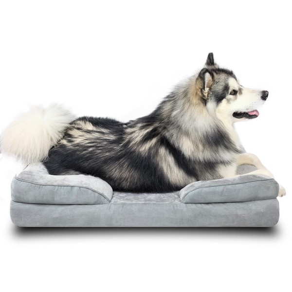 yannayeri 42×32 inch Orthopedic Dog Bed Memory Foam Orthopedic Bed