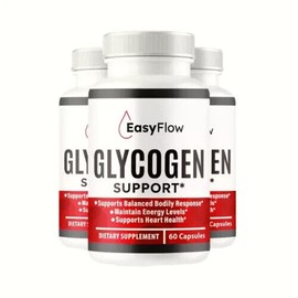 Easy Flow 3-Pack Easy Flow Glycogen Support, EasyFlow Advanced Blood Formula -180 Capsules