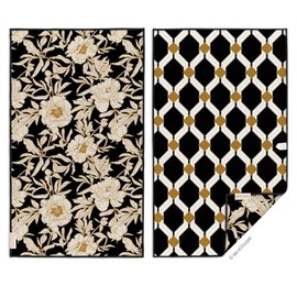 WerkShoppe Ivory Roses Microfiber Towel