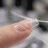 TSUOUKL Pack of 80 Fibreglass Nail Reinforcement, Silk Fibreglass Patches