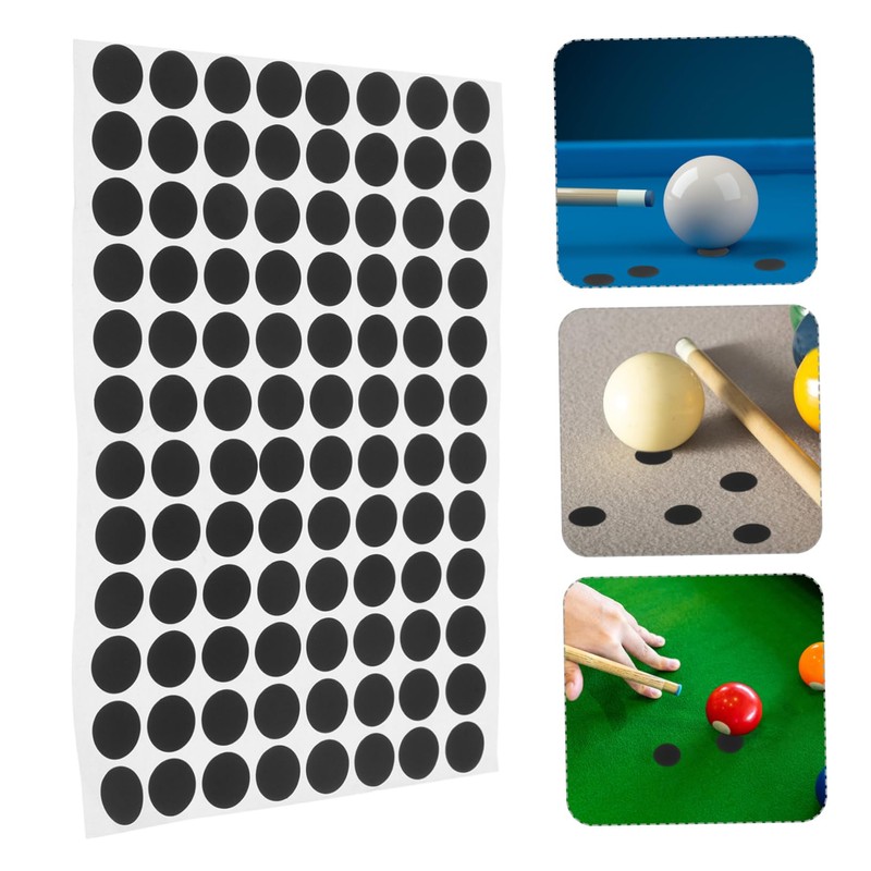 Sosoport 1 Sheet Durable Billiard Table Repair Stickers Snooker Position