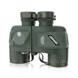 AOMEKIE 10X50 Binoculars Low Light Night Vision with Compass for Hunting Bird Watching