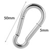 Wnddle Set of 10 Carabiner Hooks, Fire Brigade Carabiner, Carabiner