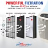 LifeSupplyUSA 3-in-1 True HEPA Air Cleaner Replacement Filter + Pre-Filter