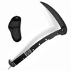 Folding Sickle, Two Section Foldable Scythe with Wooden Handle, Sheath,